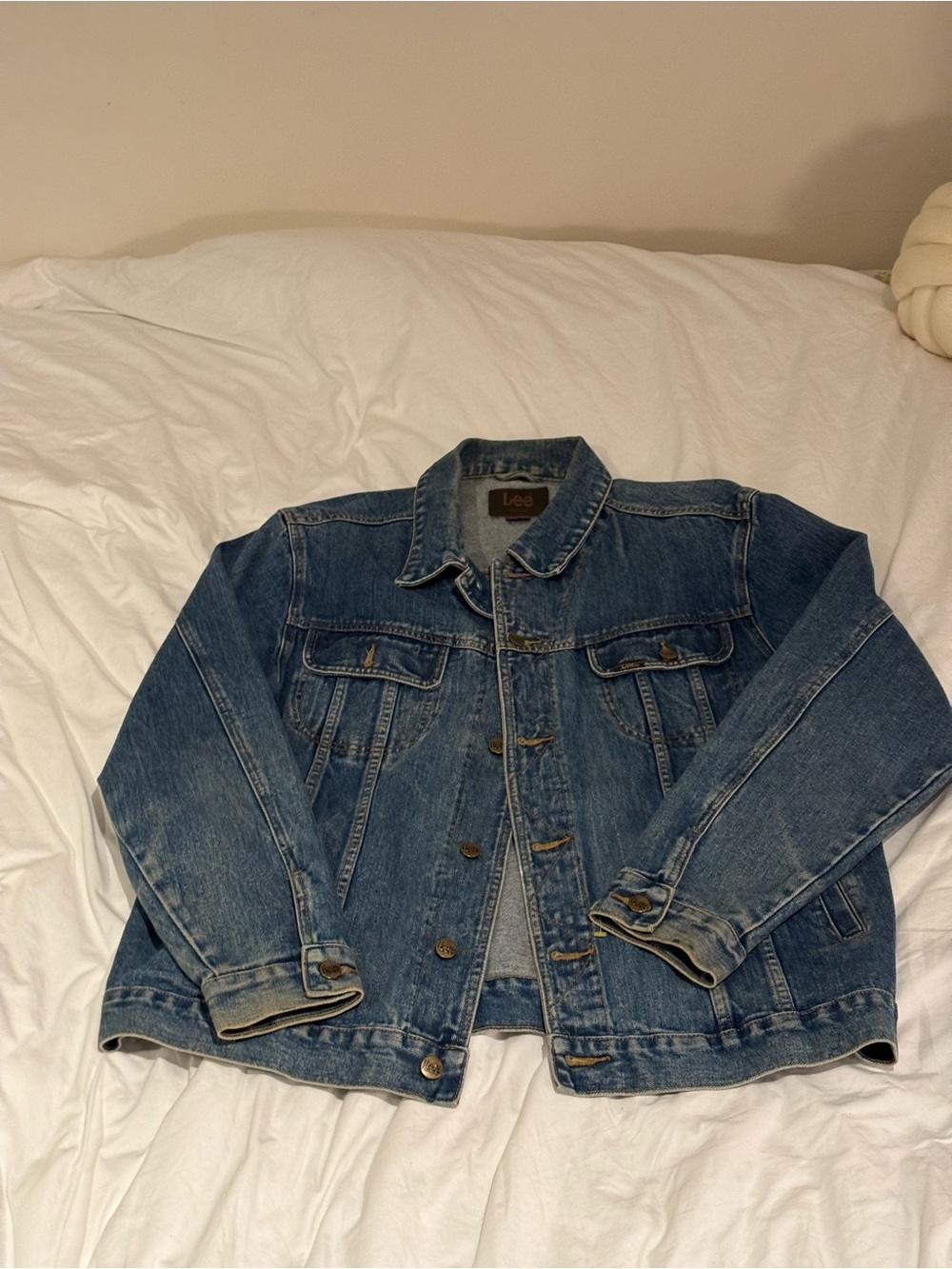 Lee Classic Oversized Vintage Blue Denim Jacket